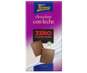 Tirma Chocolate con Leche Zero 125g | Sin Azúcares Añadidos, Sin Gluten y Apto para Diabéticos | Alternativa a Natruly, Torras, Ambrosía Tirma, Milka Favourites y Bombones Individuales (Paquete de 6)