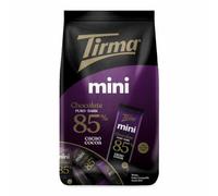Tirma Chocolate Negro 85% Cacao Formato Mini | Mini Tabletas de Chocolate Negro sin Gluten | Barritas Veganas de Chocolate Negro | Chocolatinas Individuales para el Café | 18 unidades, 180 g en total