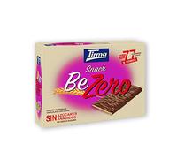Tirma Snack BeZero | Galletas Ligeras de Chocolate con Leche | Galletas Dietéticas Bajas en Calorías para el Café | Sin Azúcares Añadidos | Aptas para Diabéticos | 105 g
