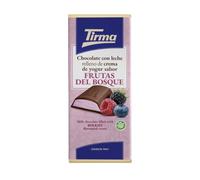 Tirma Tableta de Chocolate con Leche Rellena de Crema de Yogur y Sabor a Frutos del Bosque, 103g - Chocolate Cremoso con Relleno de Fruta, Perfecto para Postres y Snacks (Paquete de 6)