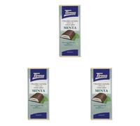 Tirma Tableta de Chocolate con Leche Rellena de Crema Sabor Menta, 110g - Chocolate Cremoso con Relleno de Menta, Perfecto para Postres y Snacks (Paquete de 3)