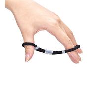 Tiro Accesorio Accesorio de Tiro con Arco Ajustable Finger Sling para Recurve Bow Hunting Tiro Accesorio Tiro con Arco Fingersling(M-Negro)