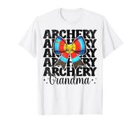 Tiro con arco abuela tiro con arco Nana Archer y coqueta de flecha Camiseta