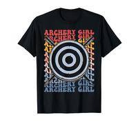 Tiro con arco Chica Groovy Archer Bow And Arrow Tiro con arco Camiseta
