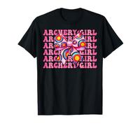 Tiro con arco chica tiro con arco mamá arquero arco y flecha Camiseta