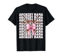 Tiro con Arco Mamá Tiro con Arco y Arco de Flecha Caza Camiseta
