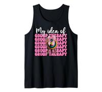 Tiro con arco niña mamá arquero arco y flecha idea de terapia de grupo Camiseta sin Mangas