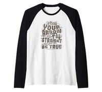 Tiro con Arco Que Tu Flecha Vuela Recta Camiseta Manga Raglan