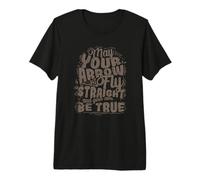 Tiro con Arco Que Tu Flecha Vuela Recta Camiseta Premium