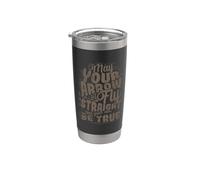 Tiro con arco Que Tu Flecha Vuela Recta Vaso térmico de acero inoxidable de doble pared