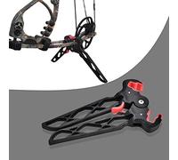 Tiro con Compuesto Soporte,Soporte Plegable portátil del Estante del Soporte del del Soporte Plegable reemplazo para el tiroteo del del Tiro al Largo/Corto,Negro(Largo)