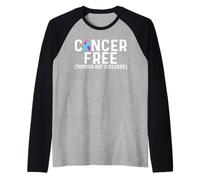 Tiroides Libre de cáncer no incluida Concientización sobre sobrevivientes de cáncer Camiseta Manga Raglan