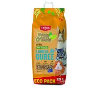 Tirol | Cacha Pequeños Animales PROP'O Madera 20L | Cacha Biodegradable y Super Absorbente con Gránulos de Madera | Cacha Conejo, Conejón, Hamster, Ratón, Cobaya | hasta 6 Semanas de Uso