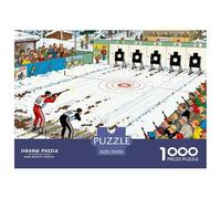 Tiros de Invierno Puzzle De Madera Impermeable Puzzles De 1000 Piezas Regalos para Adultos Colorido Rompecabezas Juegos Desafiantes