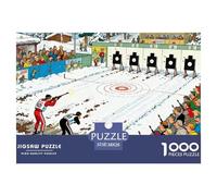 Tiros de Invierno Puzzle De Madera Impermeable Puzzles De 1000 Piezas Regalos para Adultos Colorido Rompecabezas Juegos Educativos