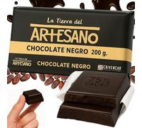 Tirra Astur Chocolate Negro Gourmet 75% Cacao 200 g | Tableta Gourmet Artesanal, Sin Gluten ni Aceite de Palma