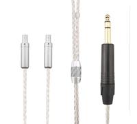 Tirstrup Cable de repuesto de 16 núcleos de 2,5/3,5/4,4/6,35 mm macho para auriculares HD800s HD800 HD820s HD820 HD8XX Dharma D1000 (6,35 mm 16SHD800)