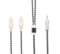 Tirstrup Cable de repuesto gris de 8 núcleos para auriculares Sennheiser HD650, HD600, HD660S, HD660S2, HD580, HD58X, Massdrop HD6XX (G8hd6502.5)