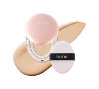 TIRTIR Base De Maquillaje Coreana All Cover Pink Cushion De Tamaño Pequeño (0.15 Onzas Líquidas), 17 W, Color Vainilla Francesa