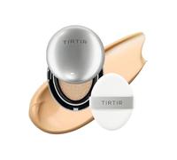TIRTIR Base De Maquillaje Coreana Aura Glow Silver Cushion, Talla Pequeña (0.15 Onzas Líquidas), Color Café Latte