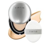 TIRTIR Base De Maquillaje Mask Fit Aura Silver Cushion, Acabado Semirreflectante, Cobertura Natural, Humectante, Ligera (Arena 23N, Tamaño Completo, 0.63 Onzas Líquidas) 23N Sand_New