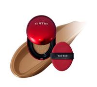 TIRTIR Base De Maquillaje Red Cushion, Talla Pequeña, Cobertura Total, Ligera, Satinada Y Con Acabado Brillante, Para Tatuajes, (0.15 Onzas Líquidas), Color Cacao De 43 Grados De Profundidad