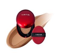 TIRTIR Base De Maquillaje Red Cushion, Tamaño Mini, Cobertura Total, Liviana, Satinada Y Con Acabado Brillante, Para Tatuajes, Moldeable (0.15 Onzas Líquidas), Color Almendra 37C
