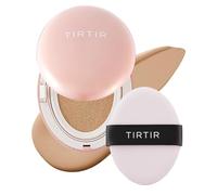 TIRTIR Mask Fit All Cover Pink Cushion Foundation | Alta opacidad, acabado mate aterciopelado, ligero, resultado impecable, neutraliza el enrojecimiento, maquillaje coreano (0,63 Fl Oz), 25N Mocha