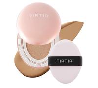 TIRTIR Mask Fit All Cover Pink Cushion Foundation | Alta opacidad, acabado mate aterciopelado, resultado impecable, neutraliza el enrojecimiento, maquillaje coreano de cushion (0,63 fl oz), 29N