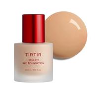 TIRTIR Mask Fit Red Foundation 72 horas de maquillaje coreano duradero que se adapta a la piel con acabado satinado Skin-Fit y amplia selección de colores, #27C Cool Beige, 1.01 Fl Oz
