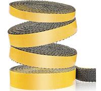 Tiruiya Junta Cristal Chimenea - Junta Refractaria Chimenea, Cinta Sellado Cristal Chimenea, Tira de Sellado Resistente al Calor para Estufa de Leña, Puerta Chimeneas, Tubo de Humo (3mm x 10mm x 2m)