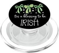 Tis a Blessing to be Irish Blessings Lucky St Patricks Women PopSockets PopGrip para MagSafe