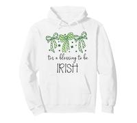 Tis a Blessing to be Irish Blessings St Patricks Lucky Women Sudadera con Capucha