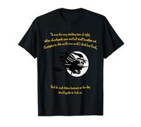Tis Now The Witching Time of Night Shakespeare Cita Amarillo Camiseta