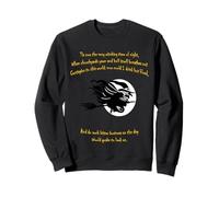 Tis Now The Witching Time of Night Shakespeare Cita Amarillo Sudadera