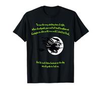 Tis Now The Witching Time of Night Shakespeare Cita Verde Camiseta