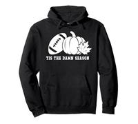 Tis The Damn Season Football Fall Touchdown Game Day Mom Sudadera con Capucha