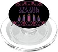 Tis The Season Adviento Cuaresma Temporada Navidad PopSockets PopGrip para MagSafe