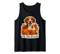 Tis The Season American Foxhound Dog, Taza de Calabaza para otoño y otoño Camiseta sin Mangas