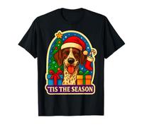 Tis The Season - Árbol de Navidad alemán de Pelo Corto Camiseta