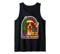 Tis The Season - Árbol de Navidad alemán de Pelo Corto Camiseta sin Mangas