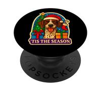 Tis The Season - Árbol de Navidad alemán de Pelo Corto PopSockets PopGrip Adhesivo