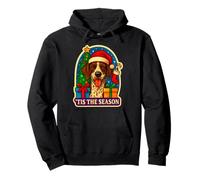 Tis The Season - Árbol de Navidad alemán de Pelo Corto Sudadera con Capucha