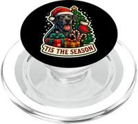 Tis The Season - Árbol de Navidad con diseño de Perro danés PopSockets PopGrip para MagSafe