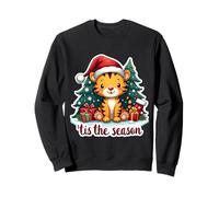 Tis The Season - Árbol de Navidad con diseño de Tigre Sudadera