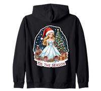 Tis The Season - Árbol de Navidad para niñas Sudadera con Capucha