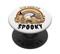 Tis The Season Be Spooky Season Halloween In My Spooky Era PopSockets PopGrip Adhesivo