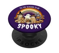 Tis The Season Be Spooky Season Halloween In My Spooky Era PopSockets PopGrip Adhesivo