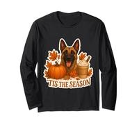 Tis The Season Belga Malinois Dog Fall Autumn Pumpkin Cute Manga Larga