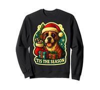Tis The Season Bernese Mountain Dog Navidad Mamá Papá Dueño Sudadera